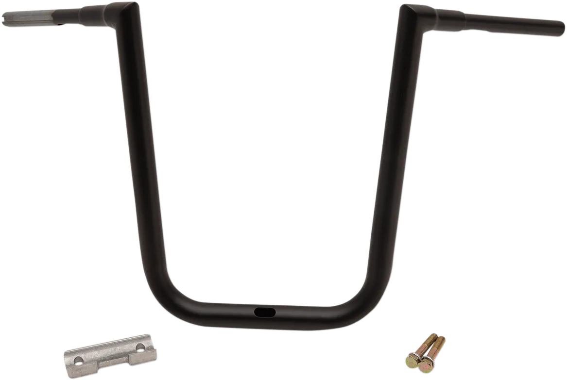 LA Choppers LA-7313-69M 1-1/2in. Grande Twin Peaks Handlebars - 19in. Rise - Flat Black