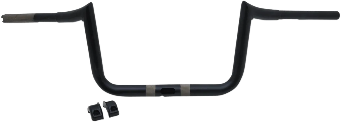 LA Choppers LA-7353-10M 1-1/4in. Hefty Prime Ape Handlebars - 10in. Rise - Flat Black