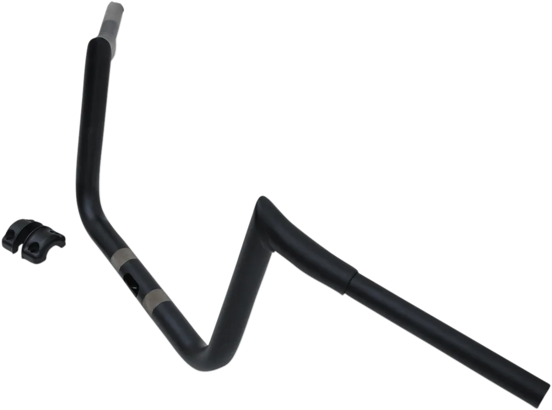 LA Choppers LA-7353-10M 1-1/4in. Hefty Prime Ape Handlebars - 10in. Rise - Flat Black