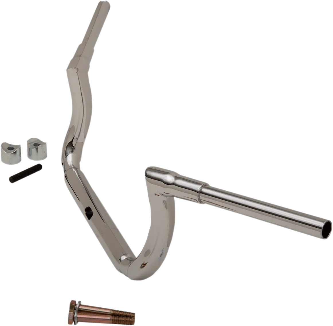 LA Choppers LA-7364-08 1-1/2in. Grande Twin Peaks Touring Handlebars - 8in. Rise - Chrome