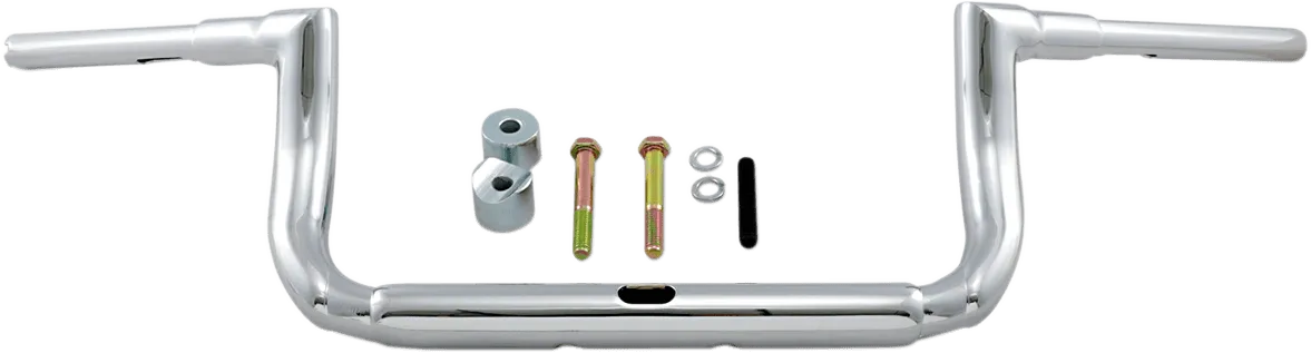 LA Choppers LA-7364-08 1-1/2in. Grande Twin Peaks Touring Handlebars - 8in. Rise - Chrome