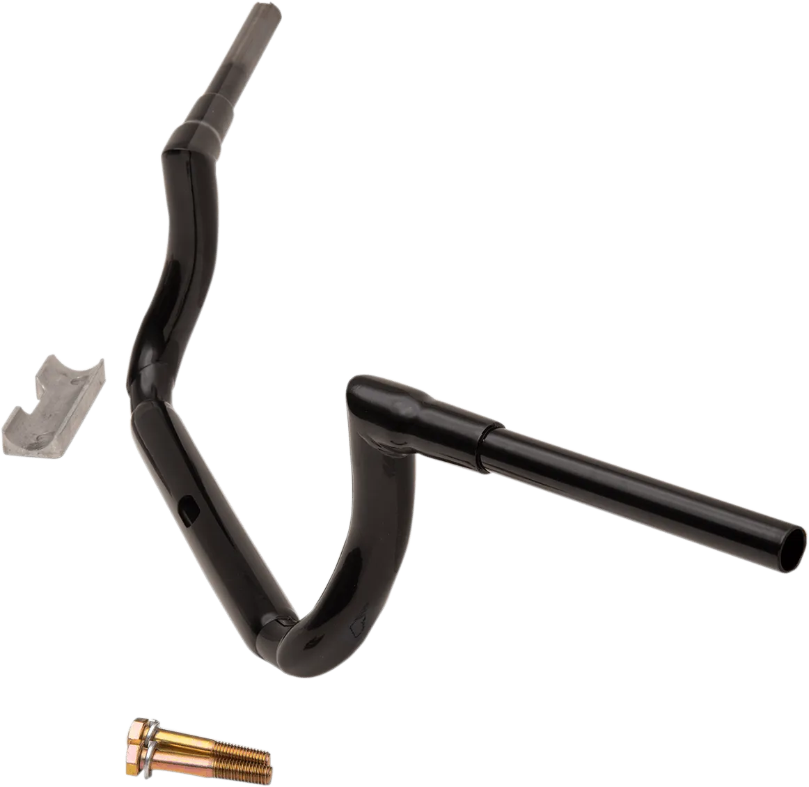 LA Choppers LA-7364-08B 1-1/2in. Grande Twin Peaks Touring Handlebars - 8in. Rise - Gloss Black