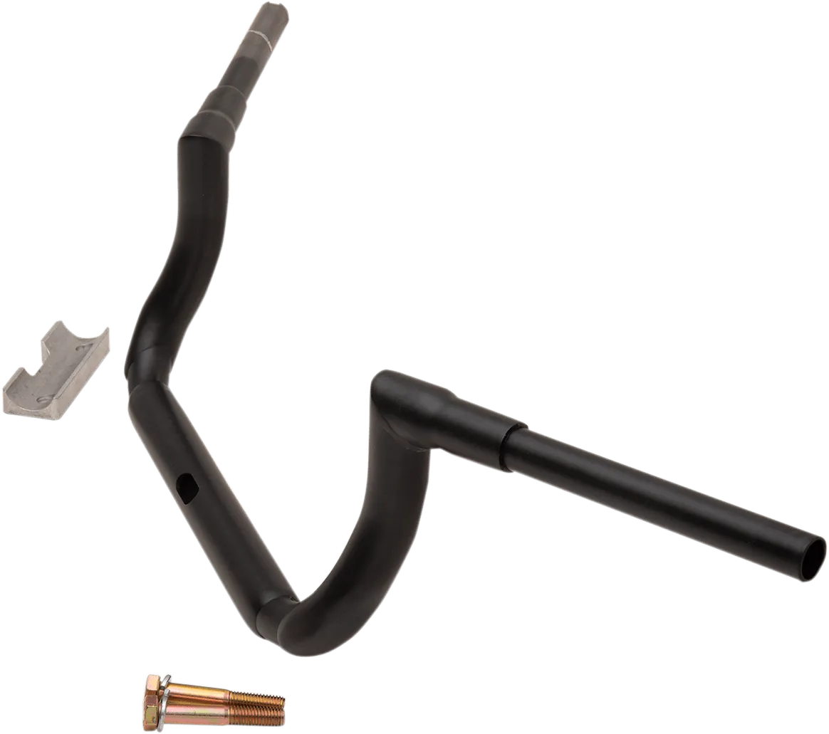 LA Choppers LA-7364-08M 1-1/2in. Grande Twin Peaks Touring Handlebars - 8in. Rise - Flat Black