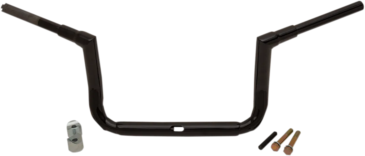 LA Choppers LA-7364-10B 1-1/2in. Grande Twin Peaks Touring Handlebars - 10in. Rise - Gloss Black