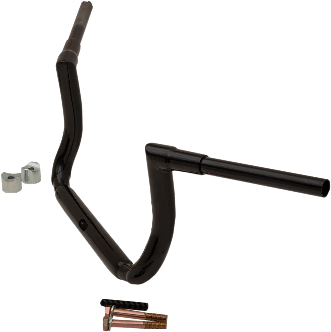 LA Choppers LA-7364-10B 1-1/2in. Grande Twin Peaks Touring Handlebars - 10in. Rise - Gloss Black