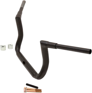 LA Choppers LA-7364-10M 1-1/2in. Grande Twin Peaks Touring Handlebars - 10in. Rise - Flat Black