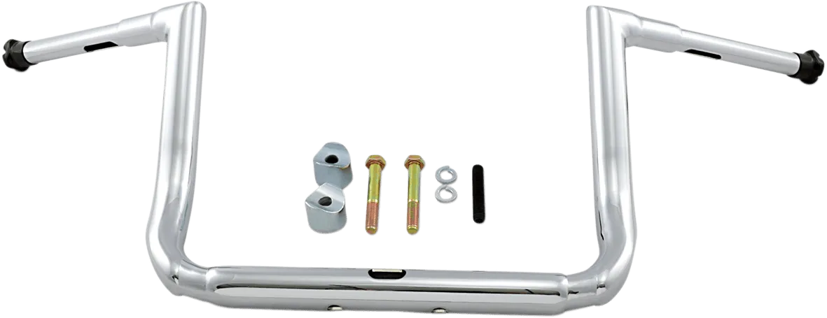 LA Choppers LA-7364-12 1-1/2in. Grande Twin Peaks Touring Handlebars - 12in. Rise - Chrome