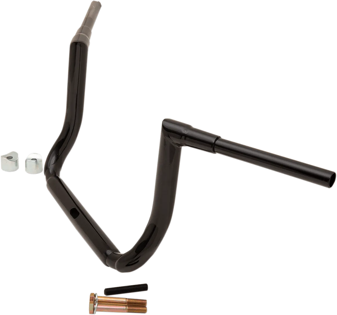 LA Choppers LA-7364-12B 1-1/2in. Grande Twin Peaks Touring Handlebars - 12in. Rise - Gloss Black
