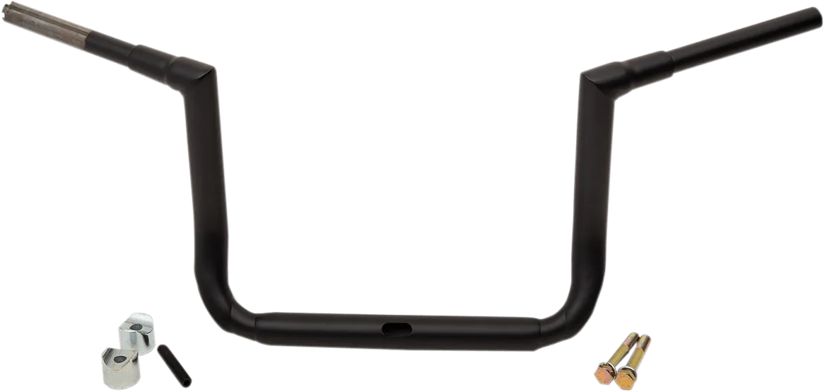 LA Choppers LA-7364-12M 1-1/2in. Grande Twin Peaks Touring Handlebars - 12in. Rise - Flat Black
