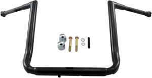 LA Choppers LA-7364-16B 1-1/2in. Grande Twin Peaks Touring Handlebars - 16in. Rise - Gloss Black