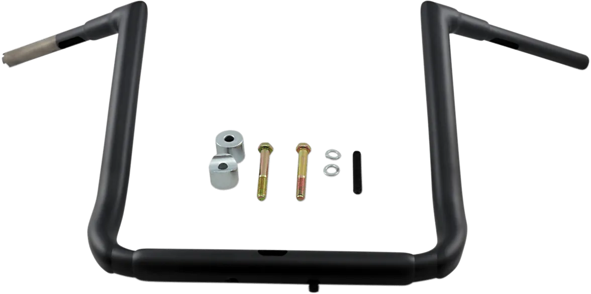 LA Choppers LA-7364-16M 1-1/2in. Grande Twin Peaks Touring Handlebars - 16in. Rise - Flat Black