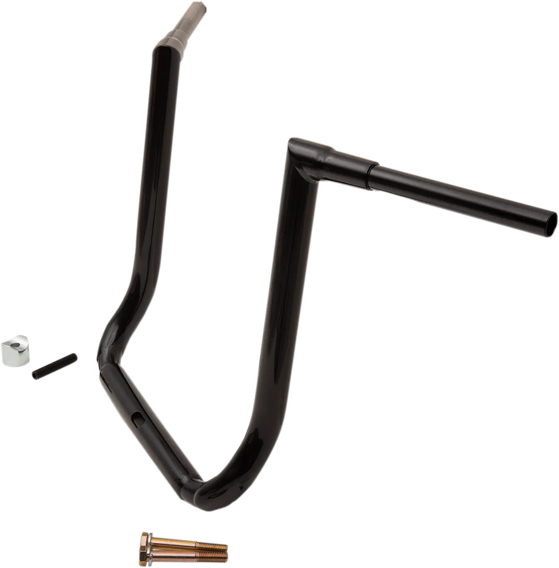 LA Choppers LA-7364-18B 1-1/2in. Grande Twin Peaks Touring Handlebars - 18in. Rise - Gloss Black