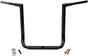 LA Choppers LA-7364-18B 1-1/2in. Grande Twin Peaks Touring Handlebars - 18in. Rise - Gloss Black