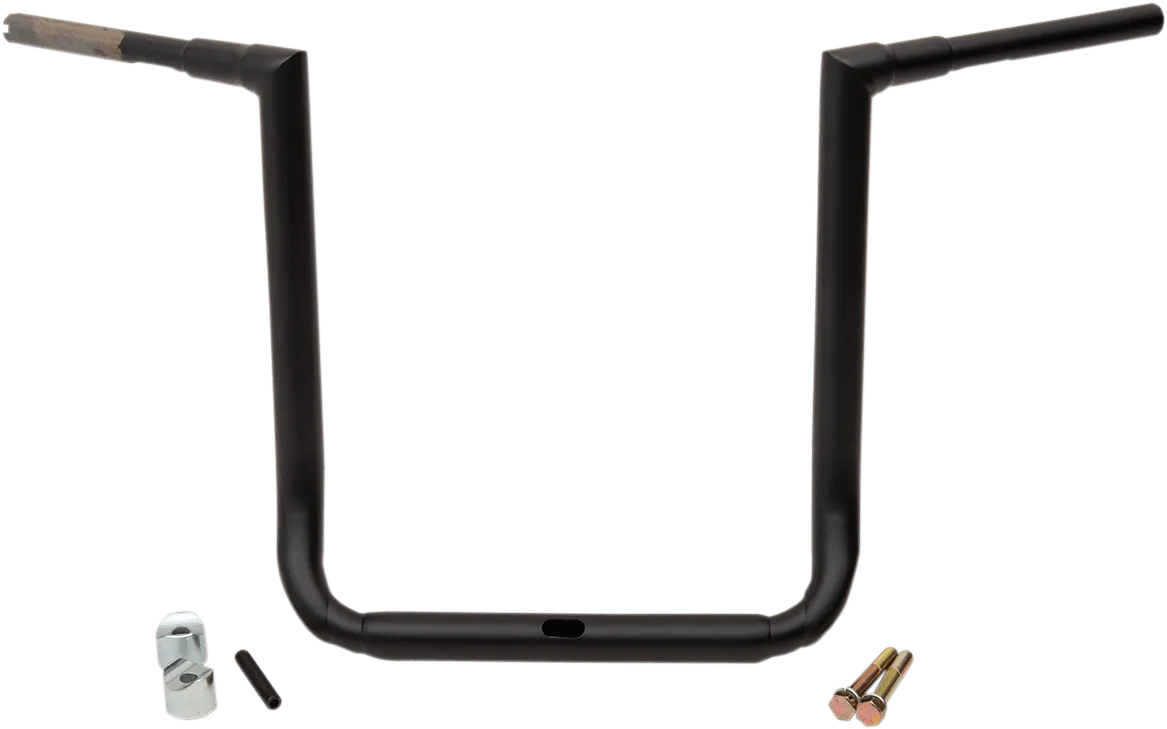 LA Choppers LA-7364-18M 1-1/2in. Grande Twin Peaks Touring Handlebars - 18in. Rise - Flat Black