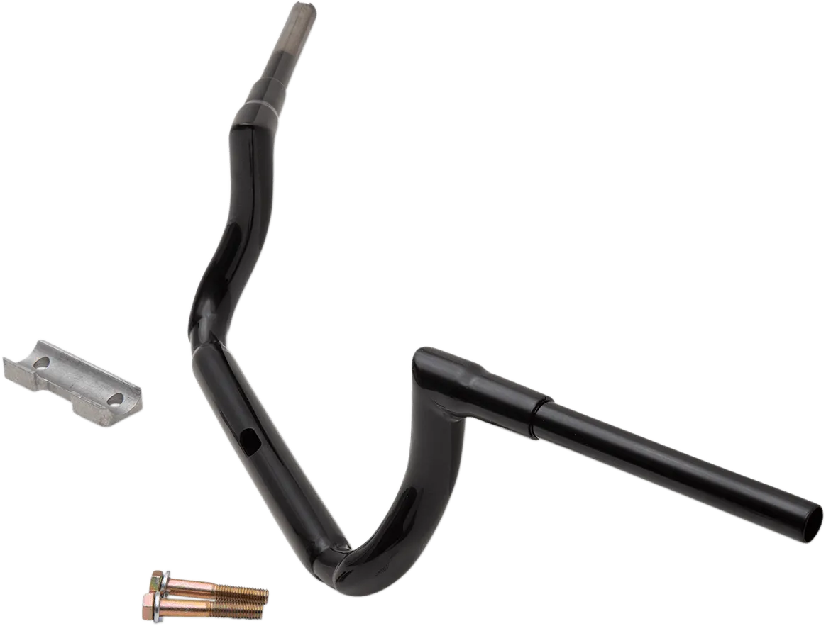 LA Choppers LA-7365-08B 1-1/2in. Grande Twin Peaks Touring Handlebars - 8in. Rise - Gloss Black