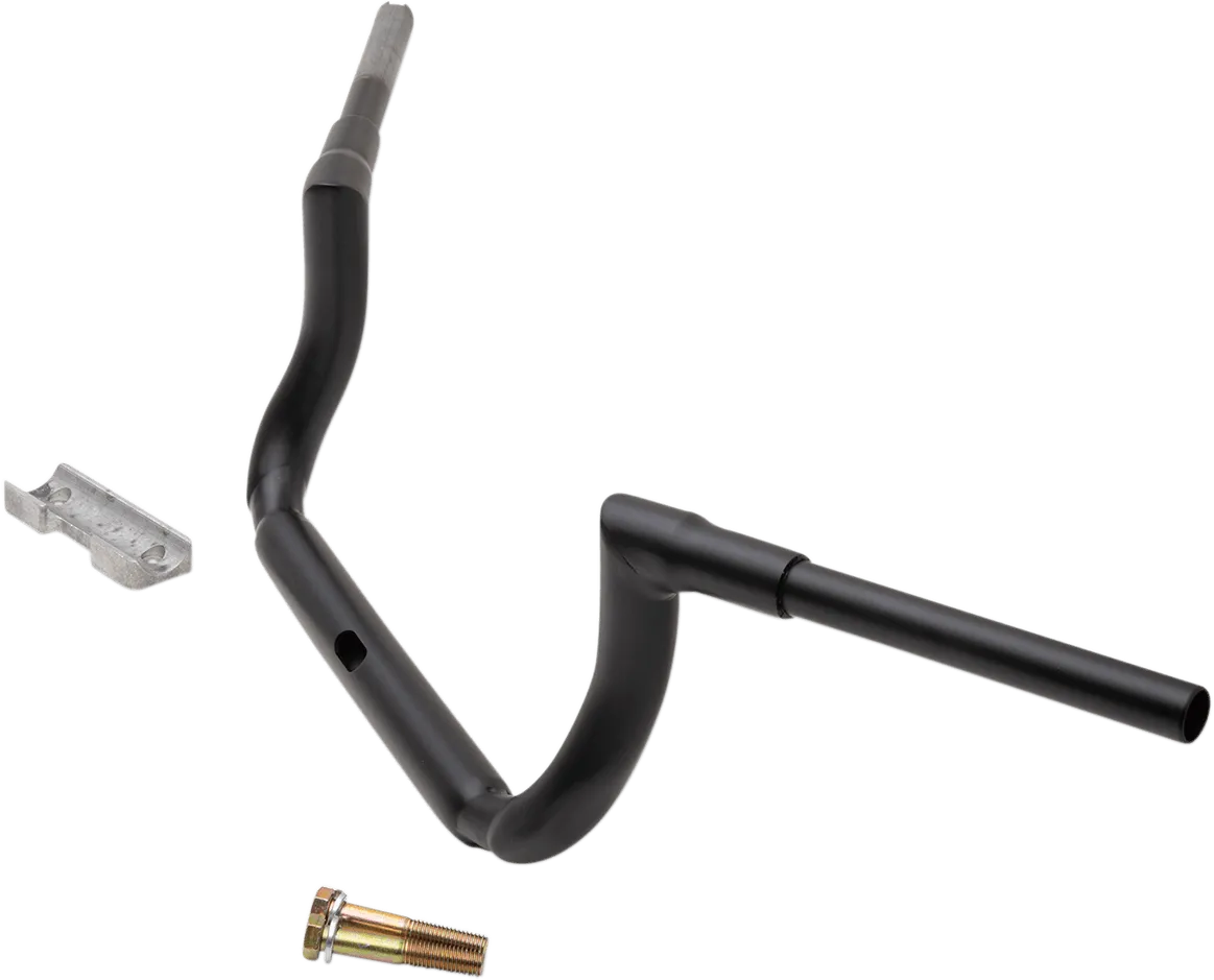 LA Choppers LA-7365-08M 1-1/2in. Grande Twin Peaks Touring Handlebars - 8in. Rise - Flat Black
