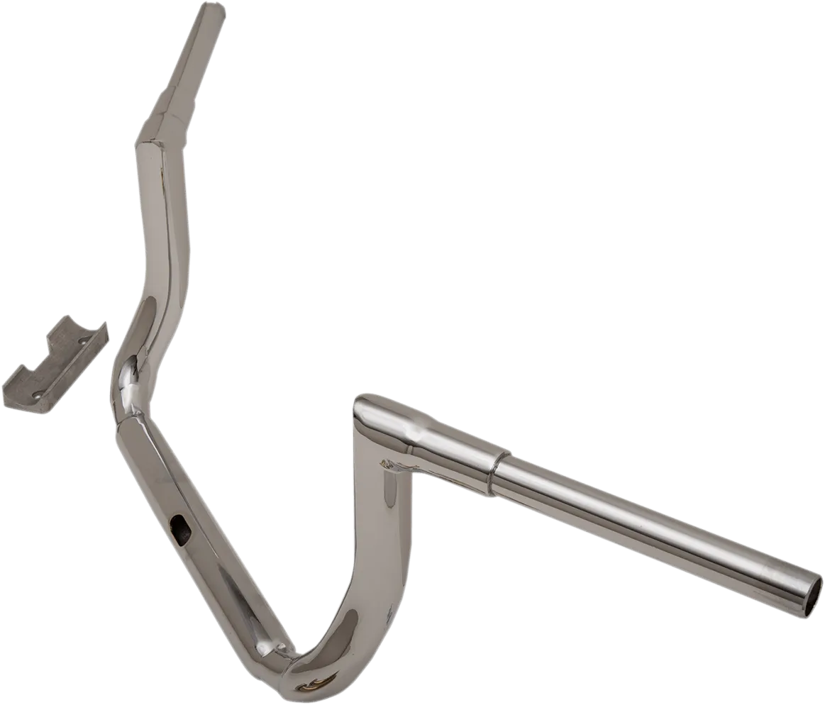 LA Choppers LA-7365-10 1-1/2in. Grande Twin Peaks Touring Handlebars - 10in. Rise - Chrome