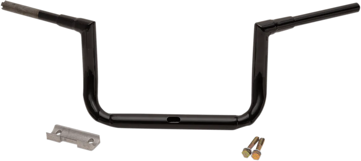 LA Choppers LA-7365-10B 1-1/2in. Grande Twin Peaks Touring Handlebars - 10in. Rise - Gloss Black
