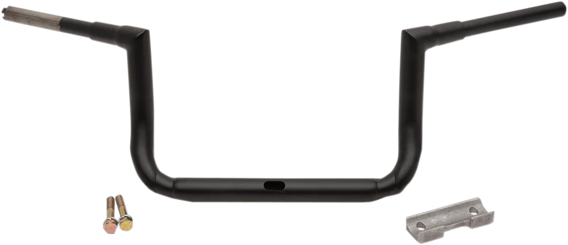 LA Choppers LA-7365-10M 1-1/2in. Grande Twin Peaks Touring Handlebars - 10in. Rise - Flat Black