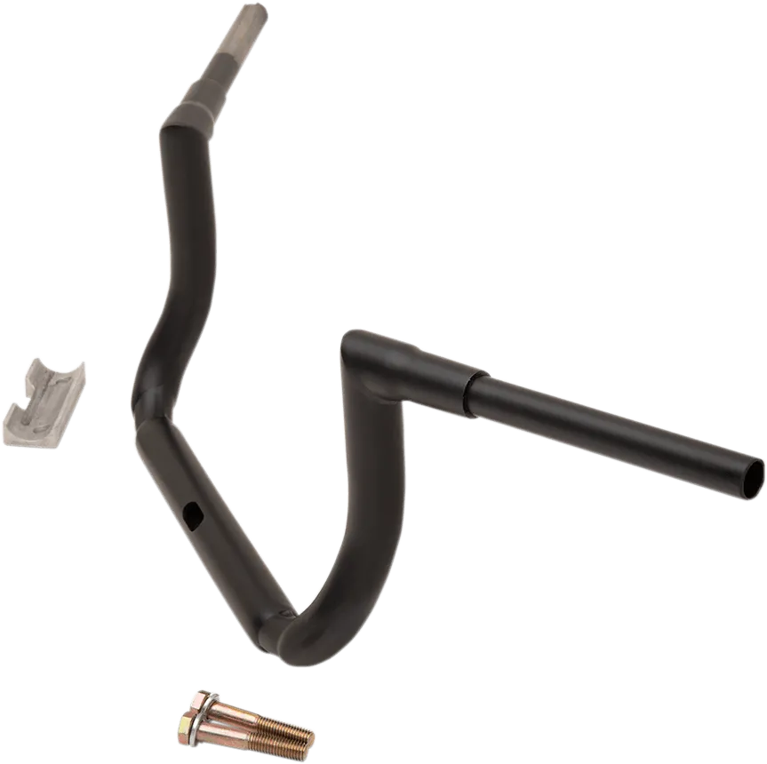 LA Choppers LA-7365-10M 1-1/2in. Grande Twin Peaks Touring Handlebars - 10in. Rise - Flat Black