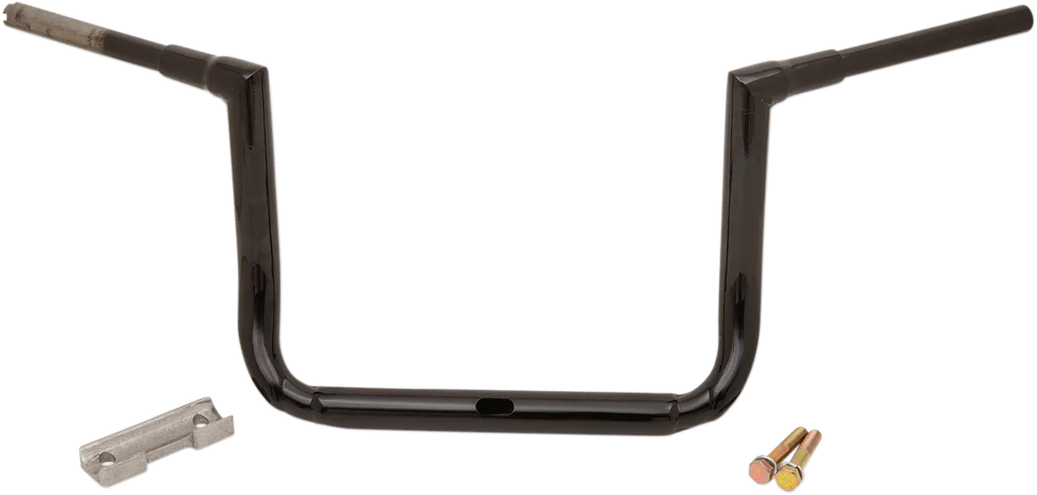 LA Choppers LA-7365-12B 1-1/2in. Grande Twin Peaks Touring Handlebars - 12in. Rise - Gloss Black