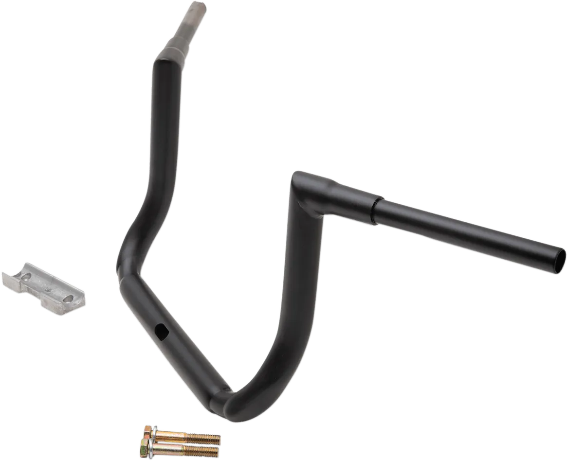 LA Choppers LA-7365-12M 1-1/2in. Grande Twin Peaks Touring Handlebars - 12in. Rise - Flat Black