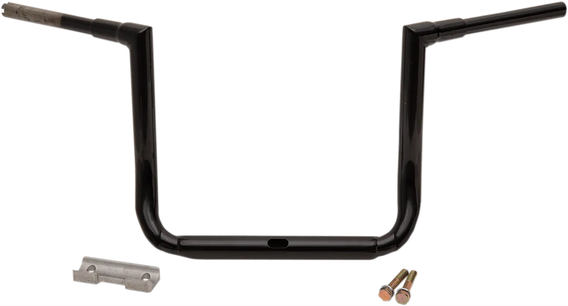 LA Choppers LA-7365-14B 1-1/2in. Grande Twin Peaks Touring Handlebars - 14in. Rise - Gloss Black