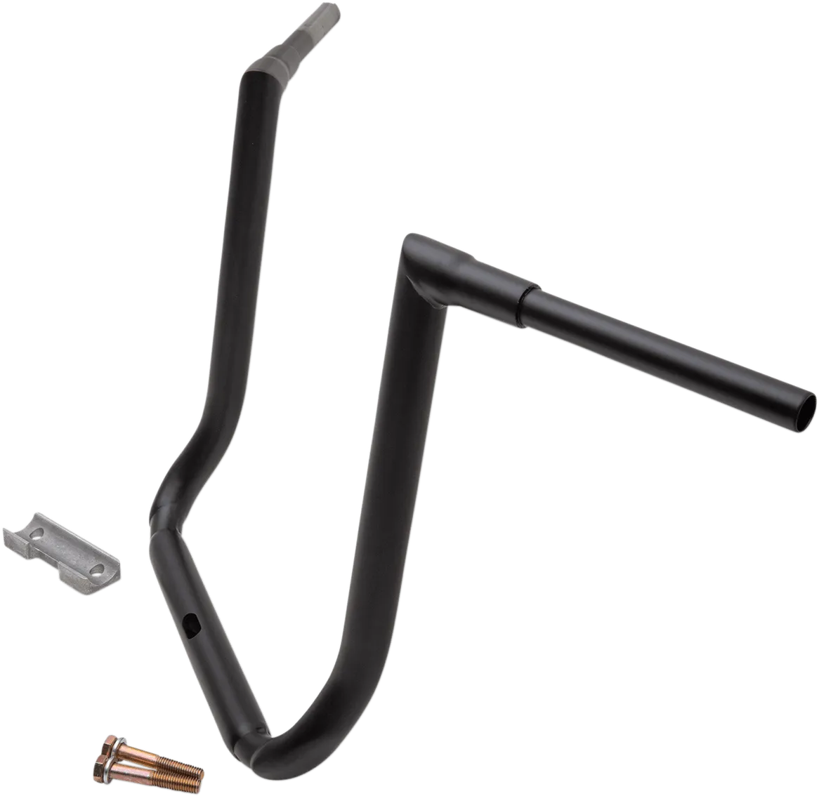 LA Choppers LA-7365-18M 1-1/2in. Grande Twin Peaks Touring Handlebars - 18in. Rise - Flat Black