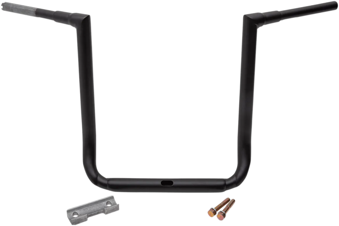 LA Choppers LA-7365-18M 1-1/2in. Grande Twin Peaks Touring Handlebars - 18in. Rise - Flat Black