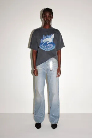 LA Print Hand - Washed Black