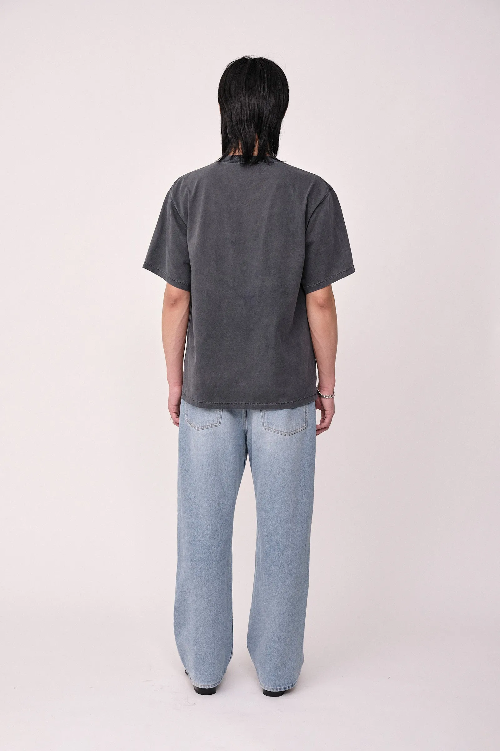 LA Print Hand - Washed Black
