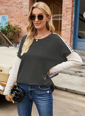 Lace and Button Top