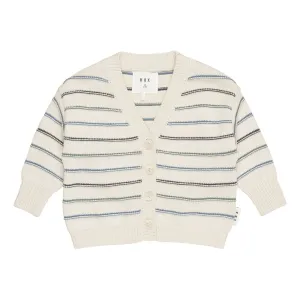 Lake Stripe Boxy Cardi