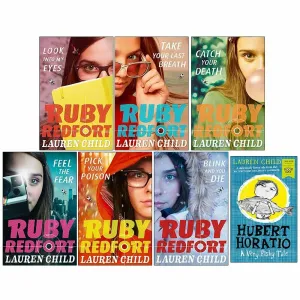 Lauren Child Ruby Redfort Series and Hubert Horatio 7 Books Collection Set