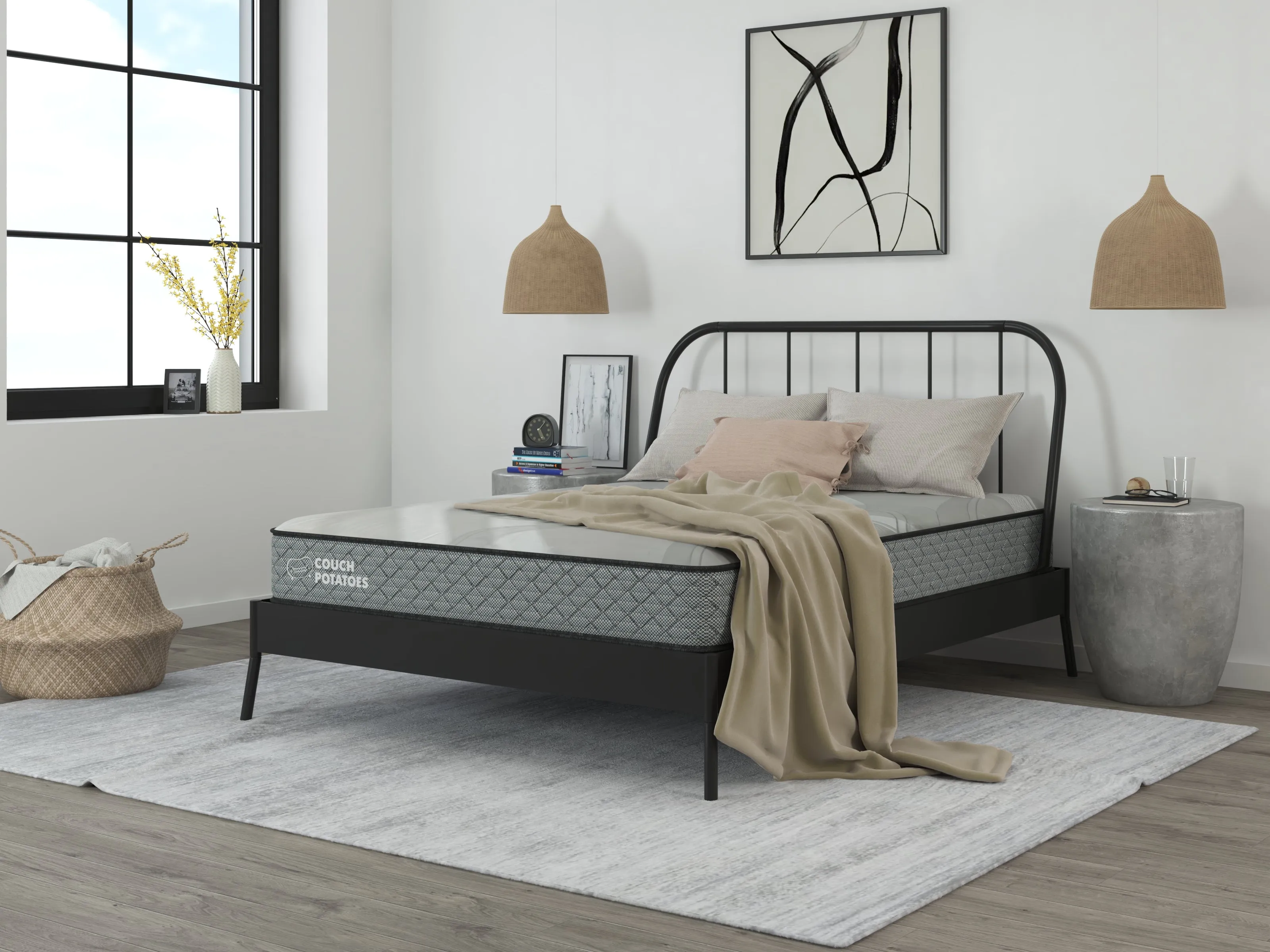 Lazy Bones Firm Memory Foam Mattress 8"