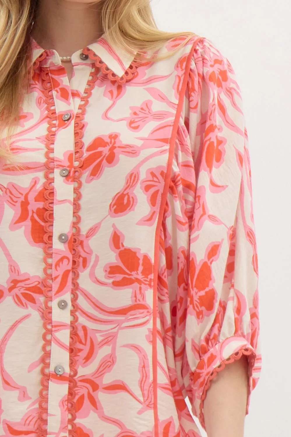 LEANNE FLORAL TOP