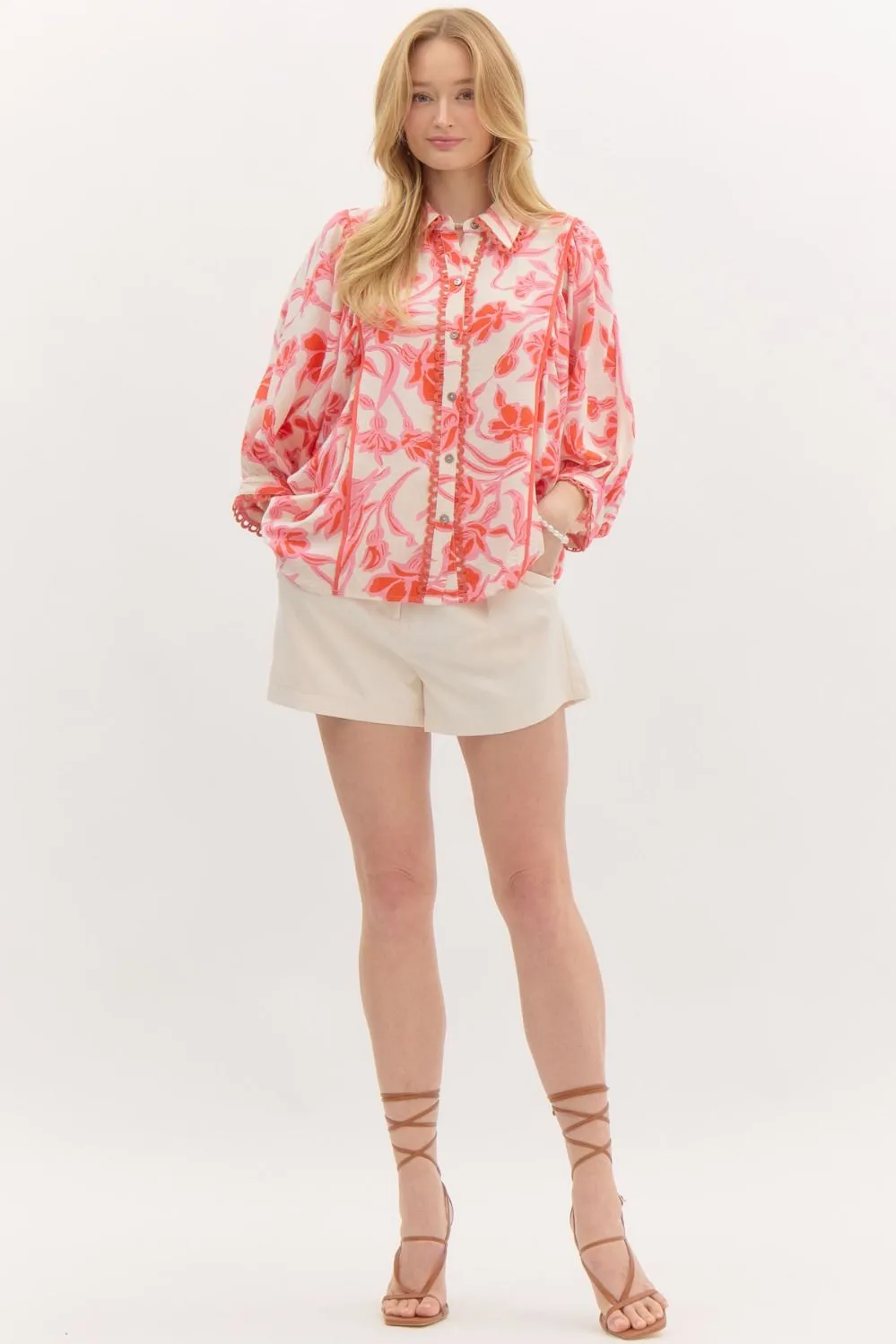 LEANNE FLORAL TOP