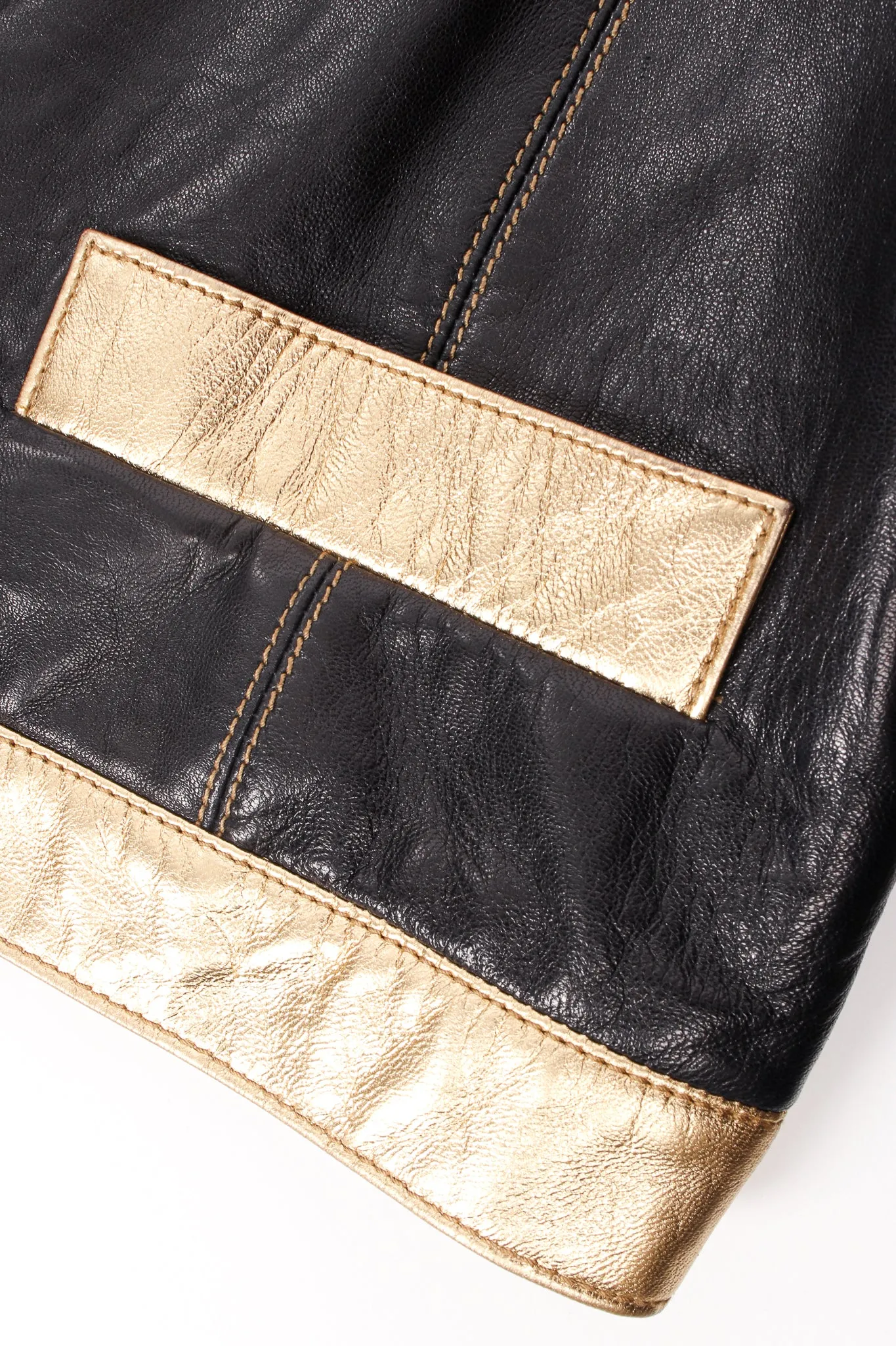 Leather Star Boxy Jacket