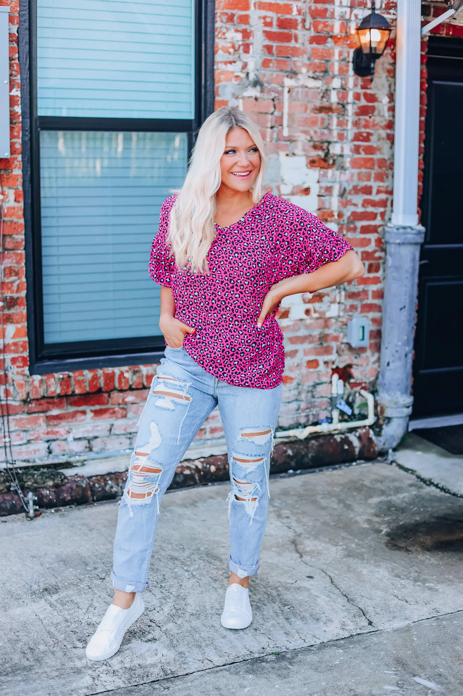 Leopard Soul Blouse S-3X