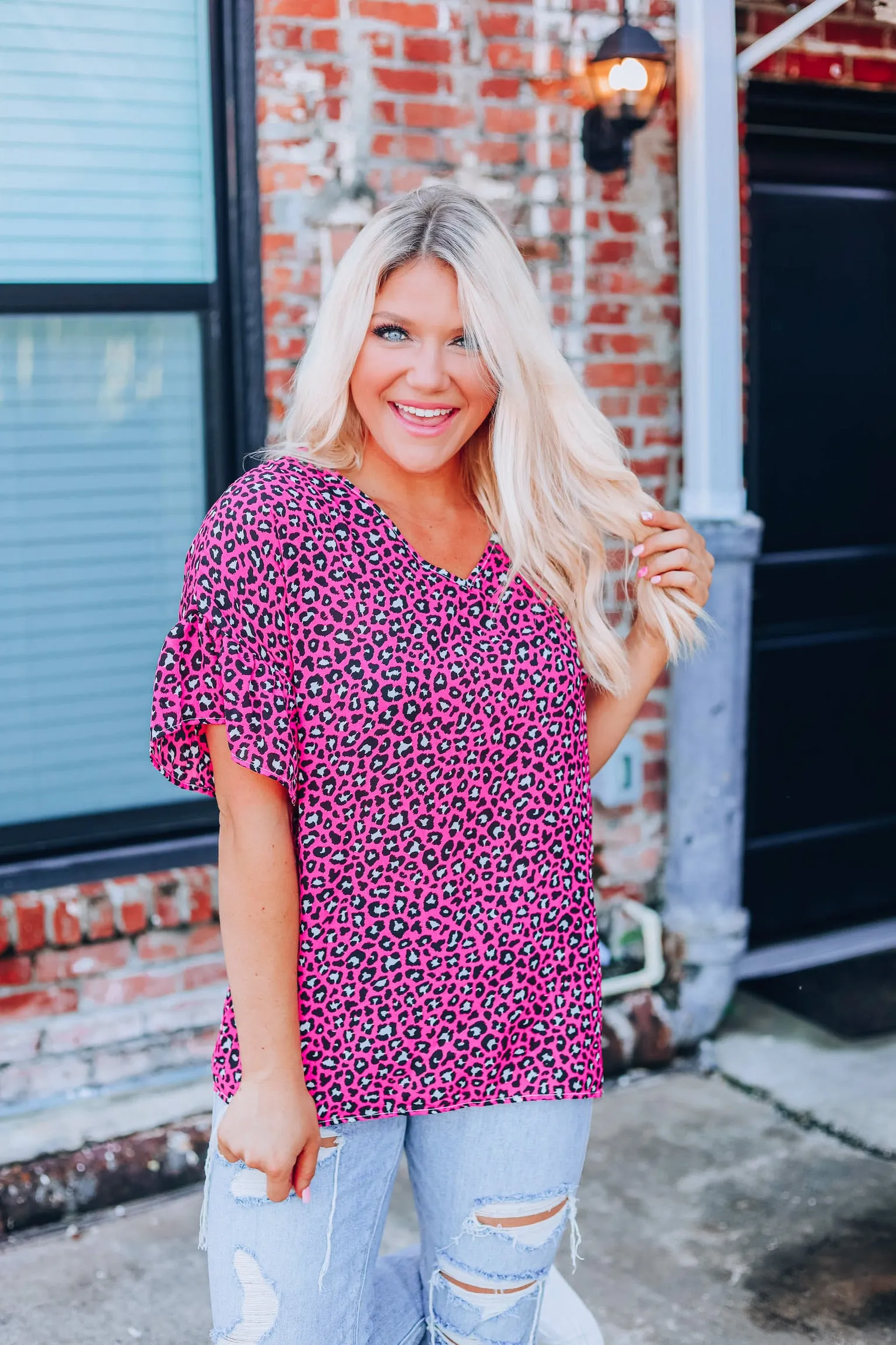 Leopard Soul Blouse S-3X