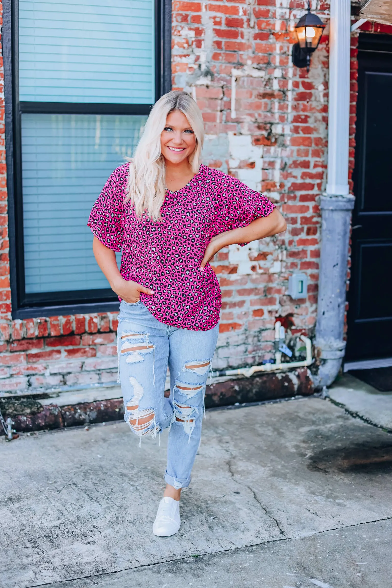 Leopard Soul Blouse S-3X