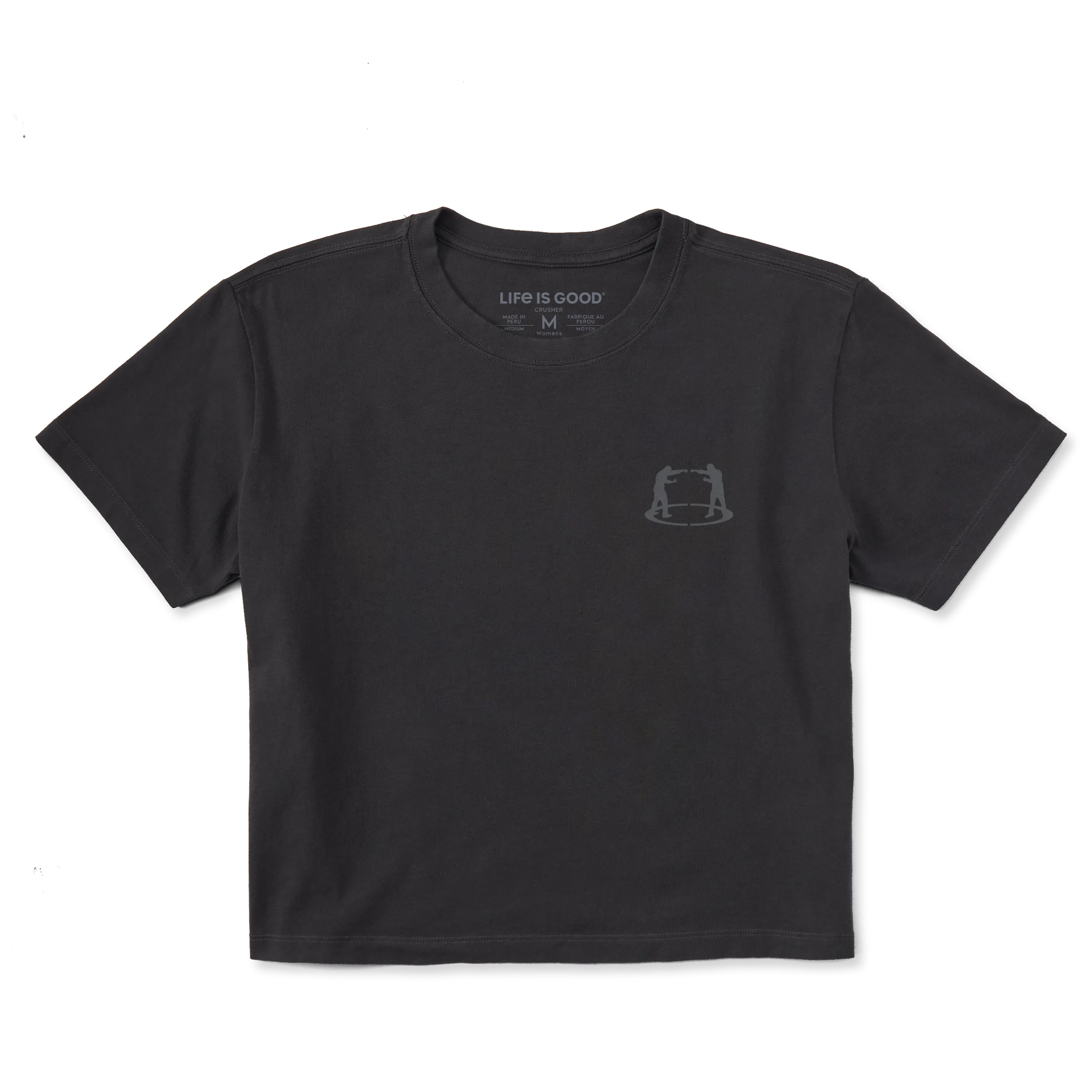 Life is Good x EverybodyFights -  Tee (Women's -SkyLine Short Sleeve Boxy Crusher Tee)