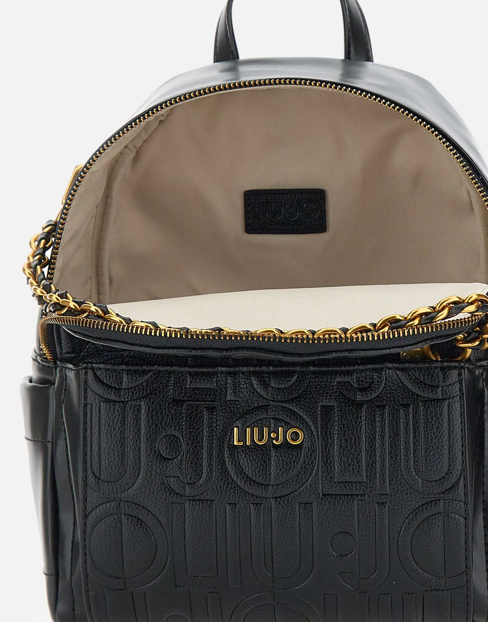 Liu Jo Adonide Black tumlade ryggsäck