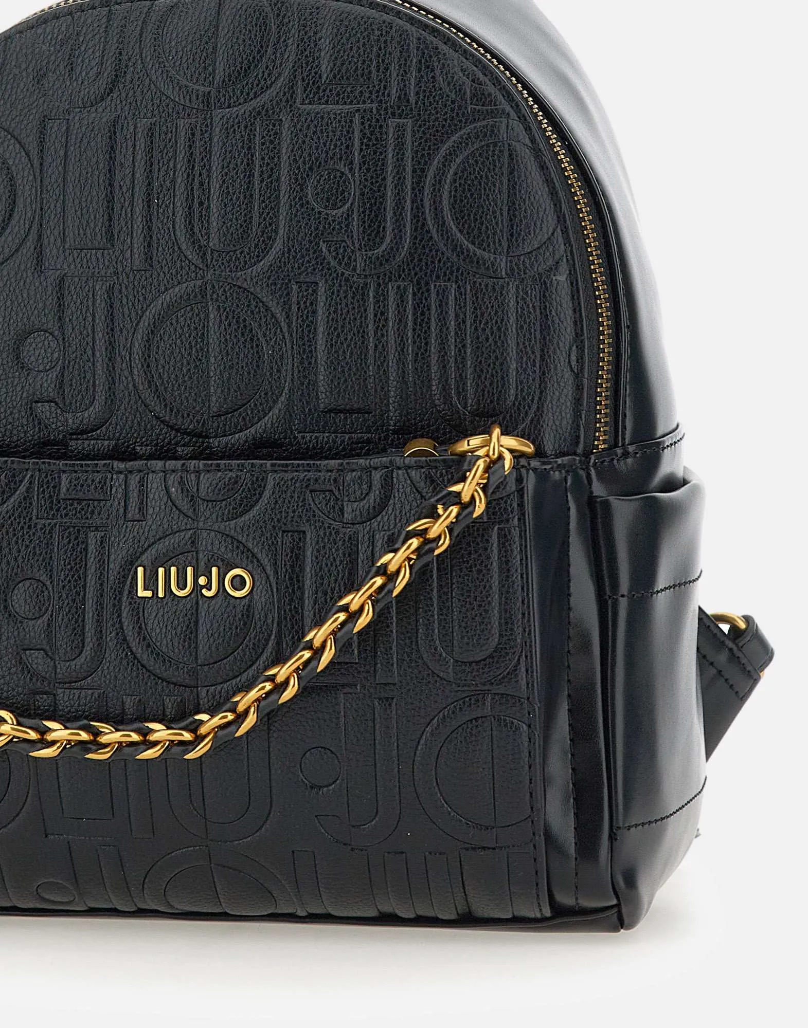 Liu Jo Adonide Black tumlade ryggsäck
