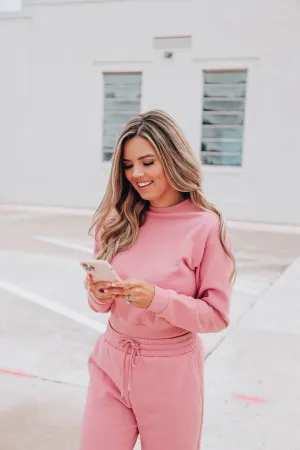 Lockdown Sweatshirt - Rose