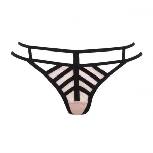 London Thong - Rose Dust/Black -