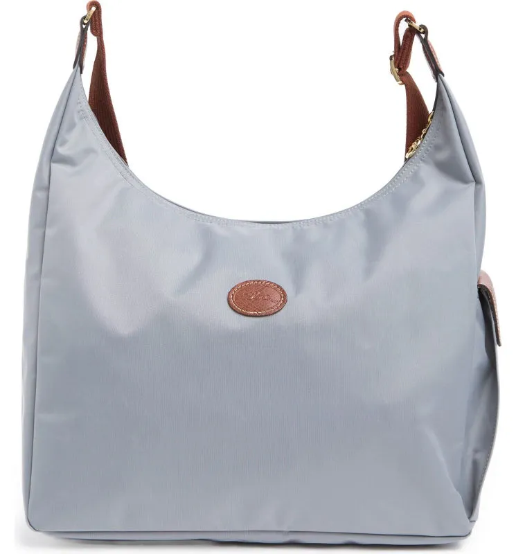 Long Champ LE Pilage Hobo Bag Grey