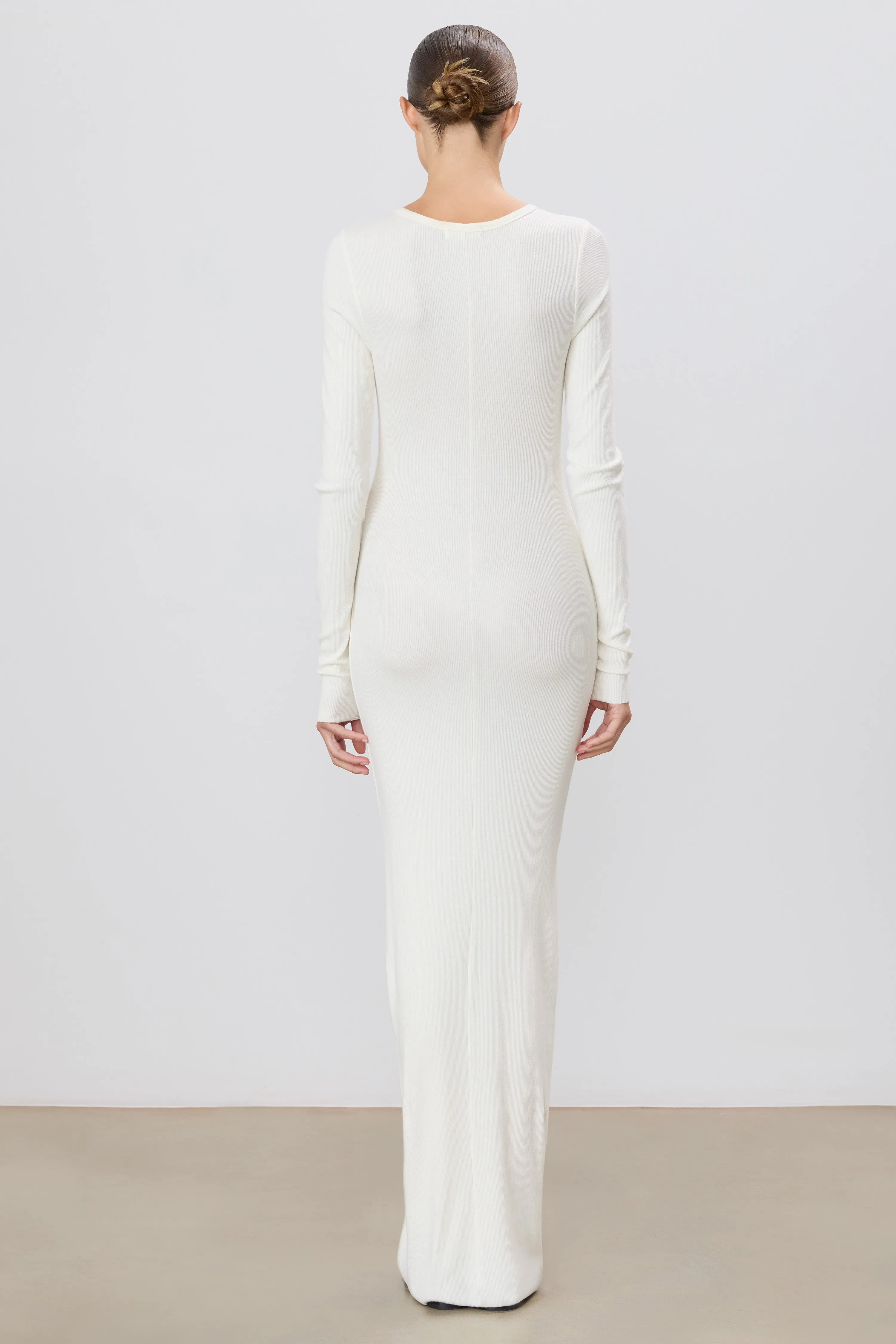 Long Sleeve Crewneck Maxi Dress