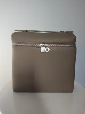 Loro Piana Taupe Extra Pocket Backpack L23.5