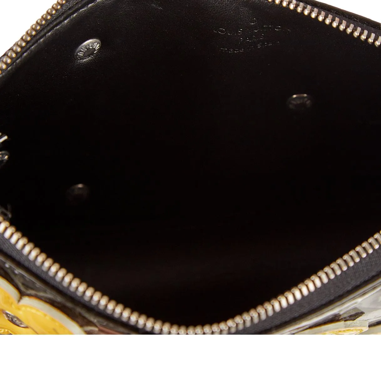 Louis Vuitton Black Floral Vernis Shoulder Bag
